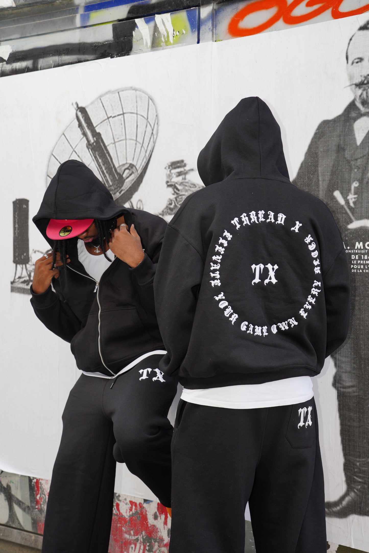 Men's X Hoodie — Black