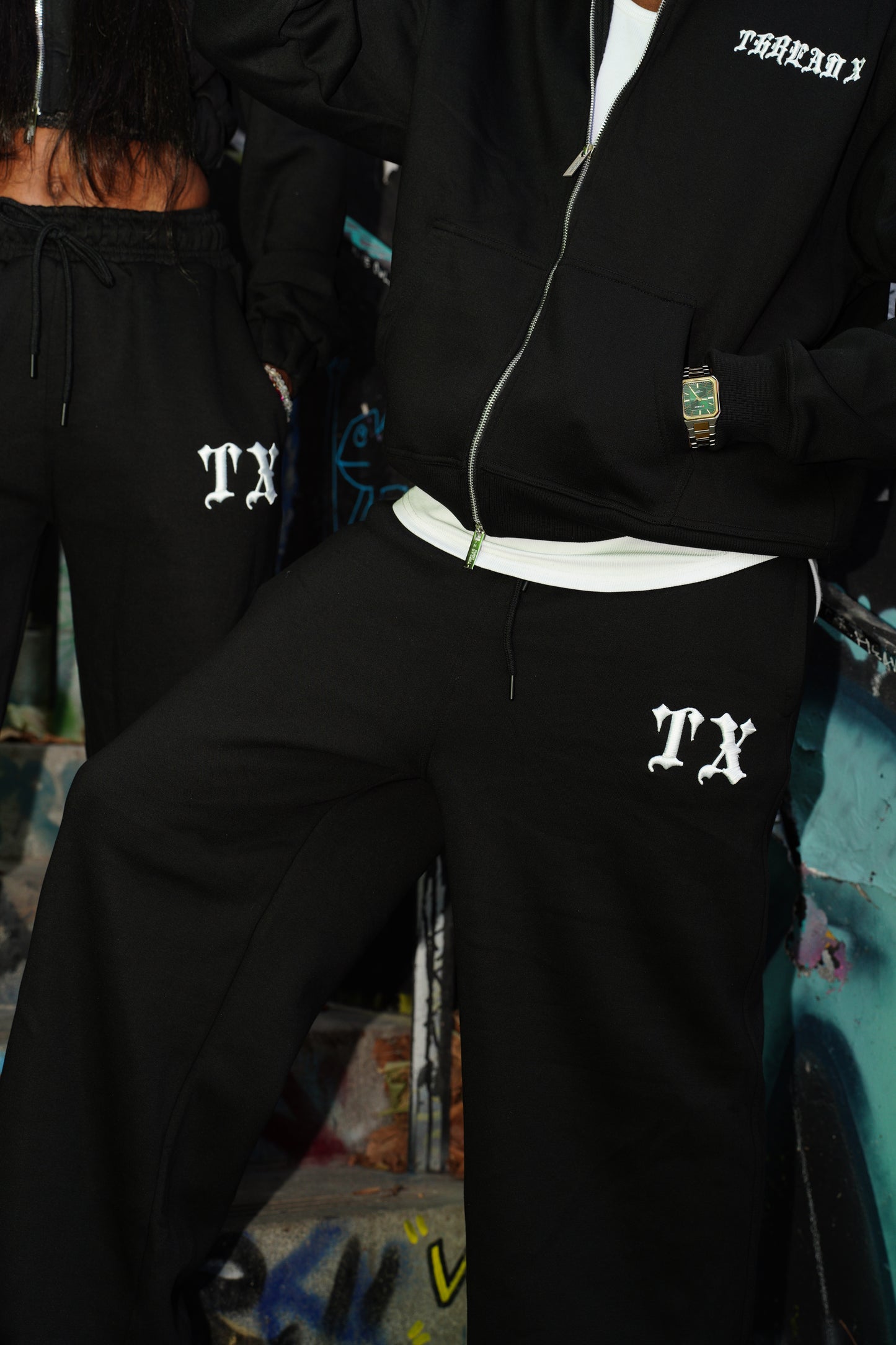 Men's X Hoodie — Black